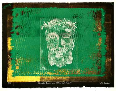 CHRIST'S FACE IN THIN SPACE - Limited Edition of 1 thumb