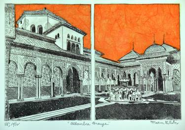 Orange Alhambra, Granada - Limited Edition of 5 thumb