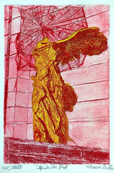 Print of Surrealism Classical mythology Printmaking by Jerry DiFalco