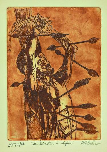 Saint Sebastian in Sepia - Limited Edition of 5 thumb