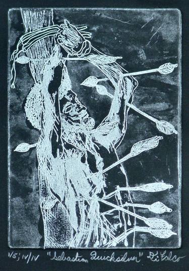 Print of Mortality Printmaking by Jerry DiFalco