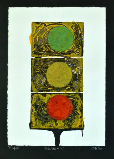 Original Abstract Printmaking by Jerry DiFalco