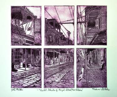 Violet Ghosts of Royal Street, New Orleans - Limited Edition of 5 thumb