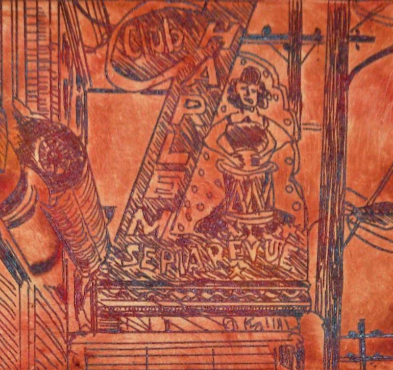 Original Documentary Cities Printmaking by Jerry Difalco