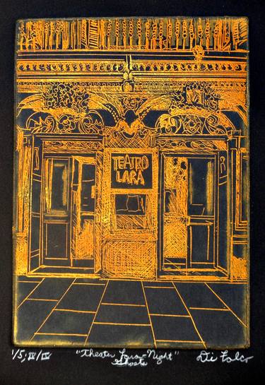 Original Performing Arts Printmaking by Jerry DiFalco