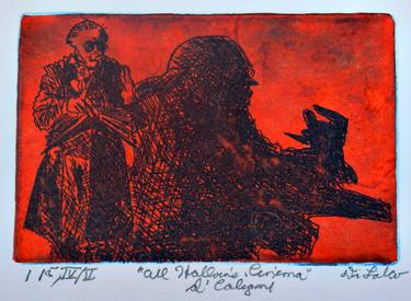 Print of Expressionism Cinema Printmaking by Jerry DiFalco