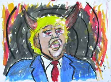 Print of Expressionism Political Paintings by Jerry DiFalco
