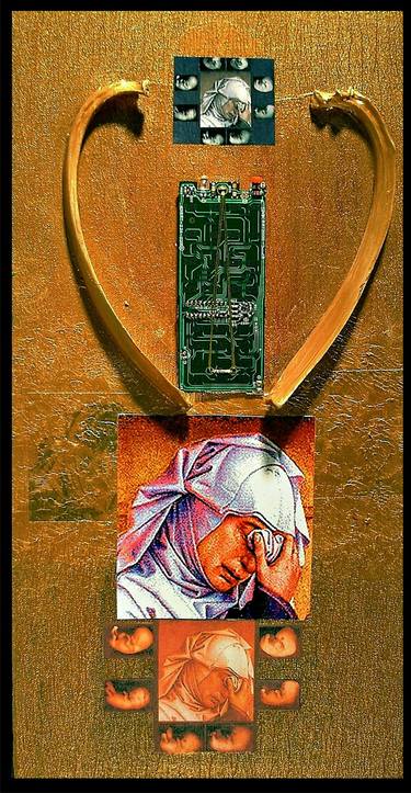 Print of Dada Religious Mixed Media by Jerry DiFalco