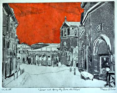 Print of Realism Seasons Printmaking by Jerry DiFalco