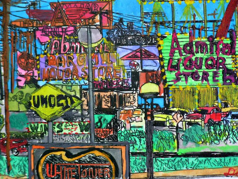 Original Realism Transportation Painting by Jerry Difalco