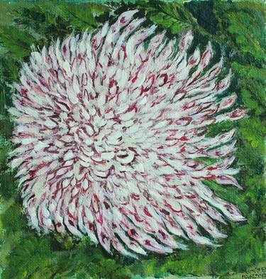 Original Impressionism Floral Painting by Bushra Bajwa