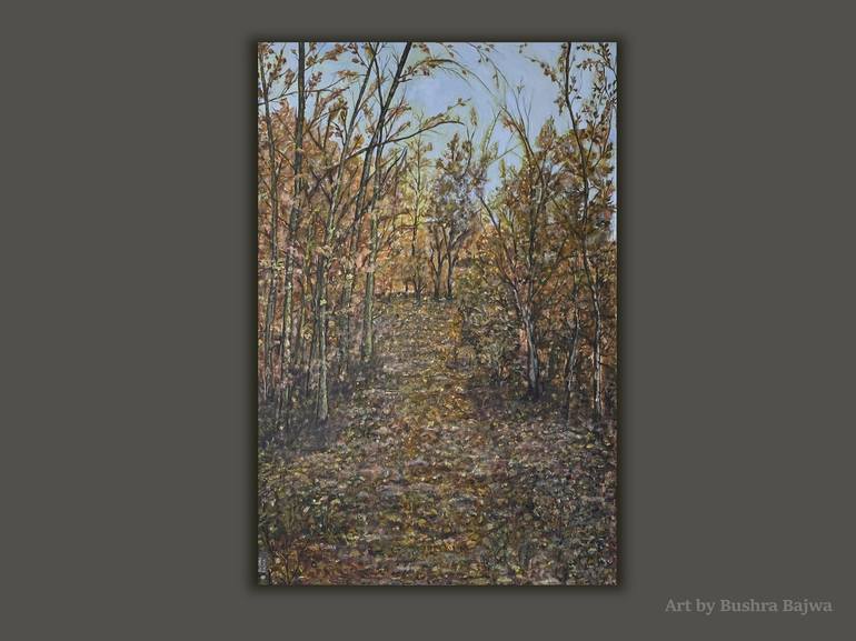 Original Impressionism Landscape Painting by Bushra Bajwa