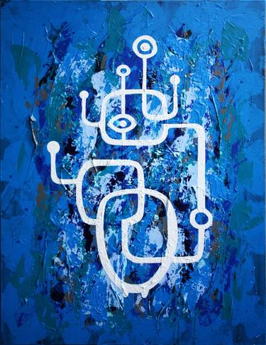 Original Modern Abstract Paintings by Gerry Alvarez