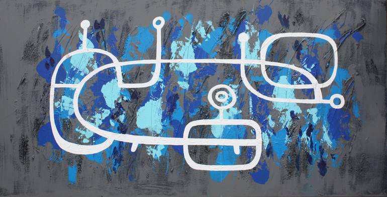 Print of Abstract Expressionism Abstract Paintings by Gerry Alvarez