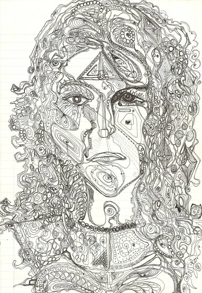 Original Abstract Classical mythology Drawings by Robert Patrik Winston