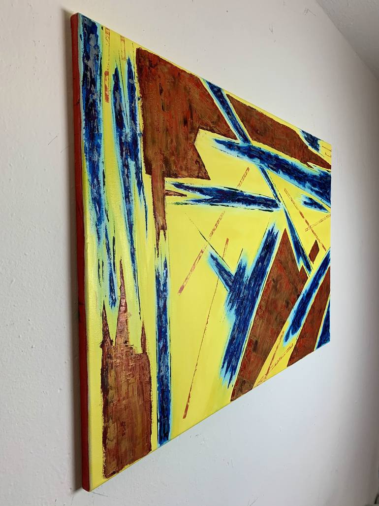 Original Abstract Painting by Samuel Danielian