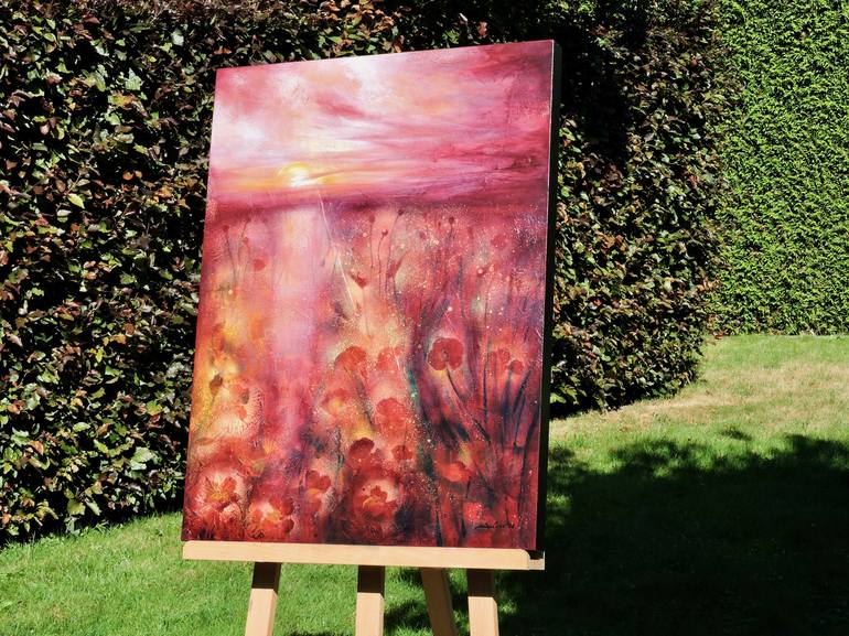 Original Abstract Landscape Painting by Selene's Art