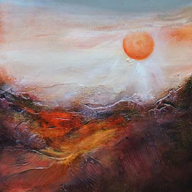 Original Abstract Landscape Paintings by Selene's Art