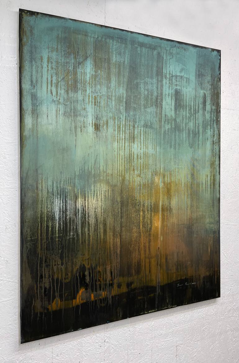 Original Minimalism Abstract Painting by Nazarii Medvid