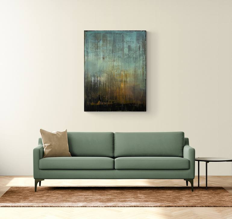 Original Minimalism Abstract Painting by Nazarii Medvid