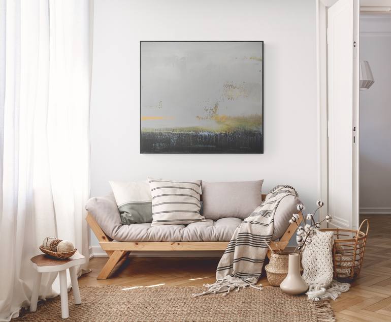 Original Abstract Landscape Painting by Nazarii Medvid