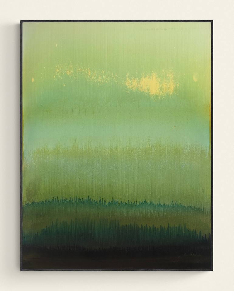 Original Abstract Landscape Paintings by Nazarii Medvid