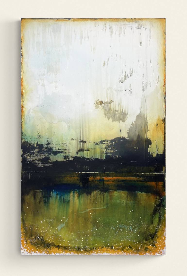 Original Abstract Landscape Paintings by Nazarii Medvid