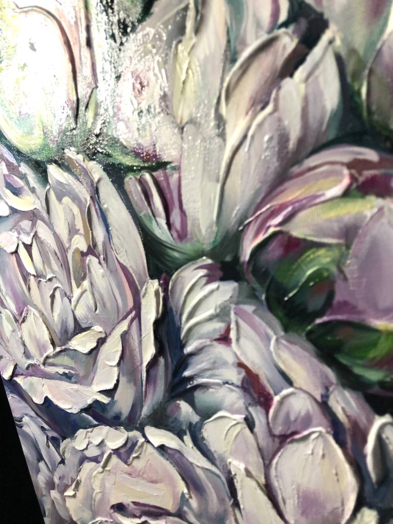 Original Realism Floral Painting by Olga Chernova