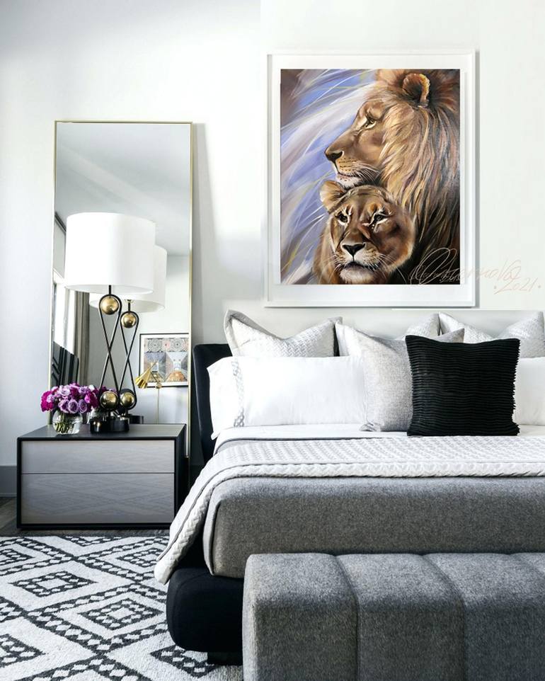 Original Photorealism Animal Painting by Olga Chernova