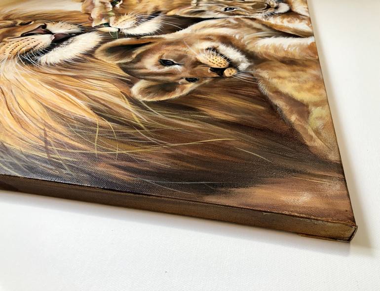 Original Photorealism Animal Painting by Olga Chernova