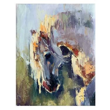 Original Impressionism Animal Paintings by VIKTORIIA DZIKOVSKAIA