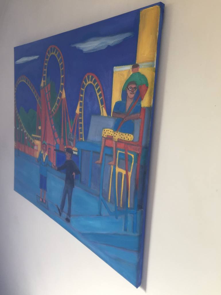 Original Contemporary Cities Painting by Jo Tuck