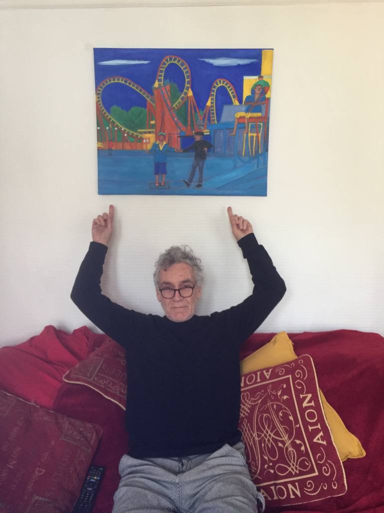 Original Contemporary Cities Painting by Jo Tuck