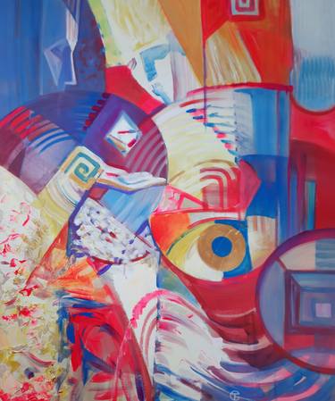 Original Conceptual Abstract Paintings by Galia Rude