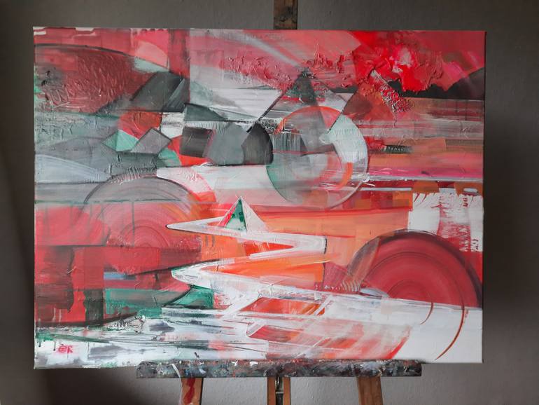 Original Abstract Painting by Galia Rude