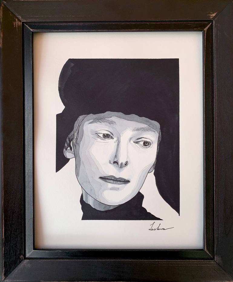 Original Figurative People Painting by Victoria Laskov
