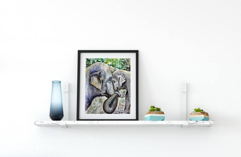 Original Illustration Animal Painting by Bogdalena Bah