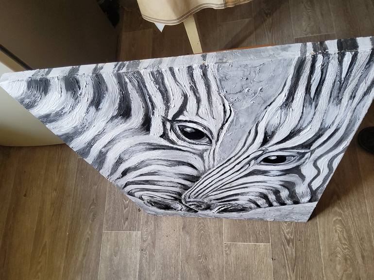 Original Art Deco Animal Painting by Bogdalena Bah