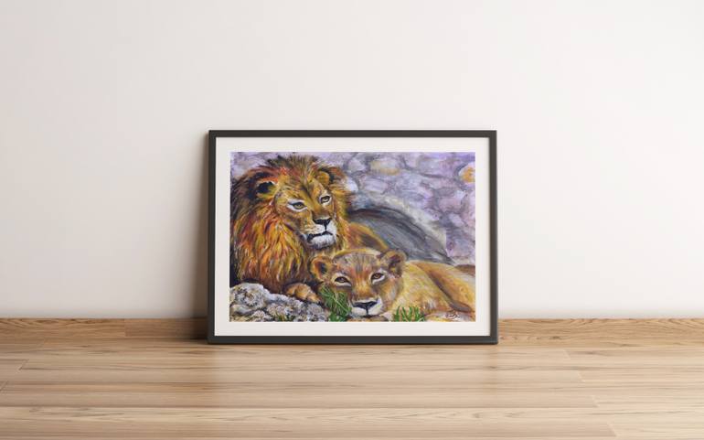 Original Figurative Animal Painting by Bogdalena Bah