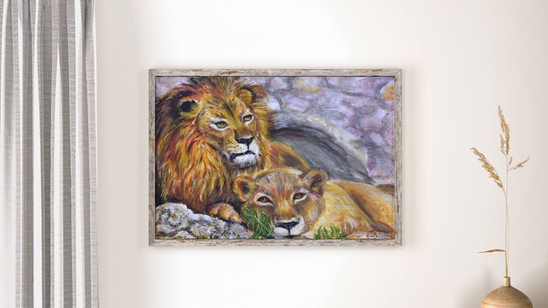 Original Figurative Animal Painting by Bogdalena Bah