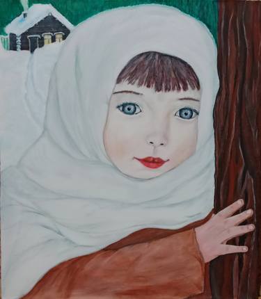 Print of Portraiture Kids Paintings by Angela Antonova