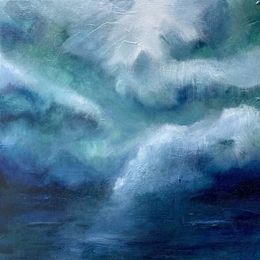 Original Abstract Seascape Paintings by Christina Sadler