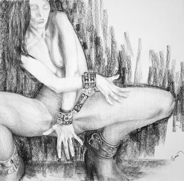 Print of Conceptual Nude Drawings by Viola Hegedus