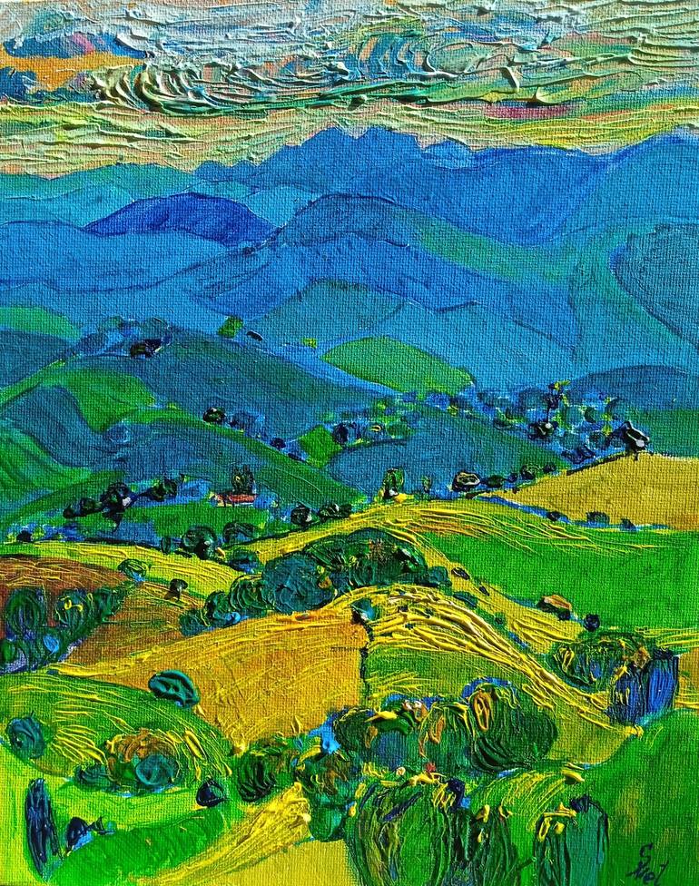 Original Landscape Painting by Sveta Peuch