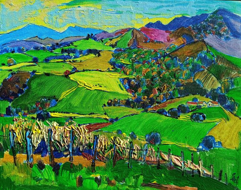 Original Landscape Painting by Sveta Peuch