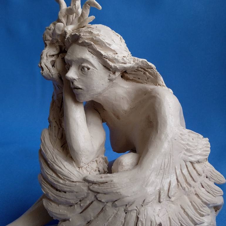 Original Expressionism Fantasy Sculpture by Sveta Peuch