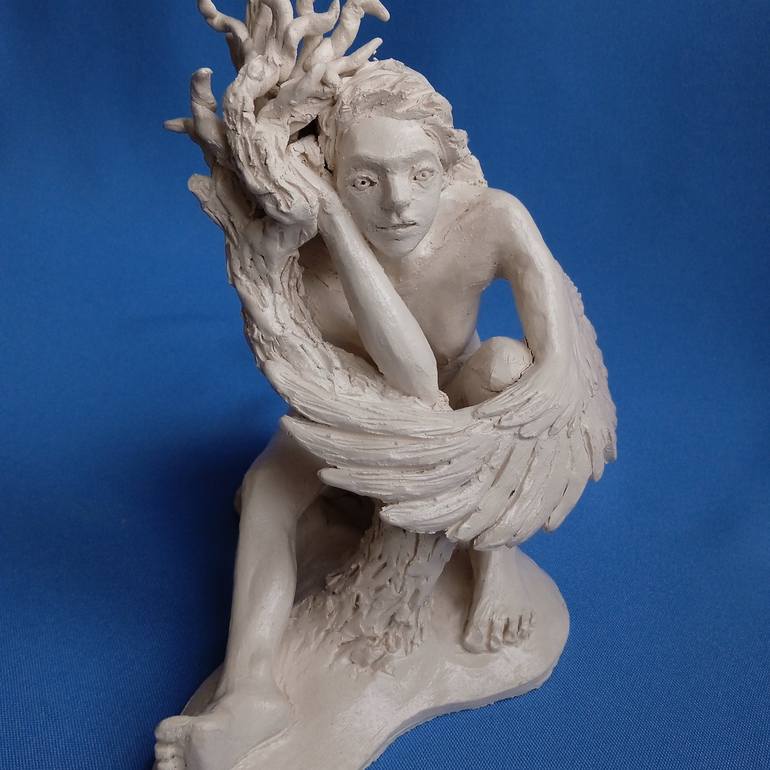 Original Expressionism Fantasy Sculpture by Sveta Peuch