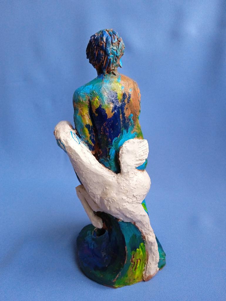 Original Expressionism People Sculpture by Sveta Peuch