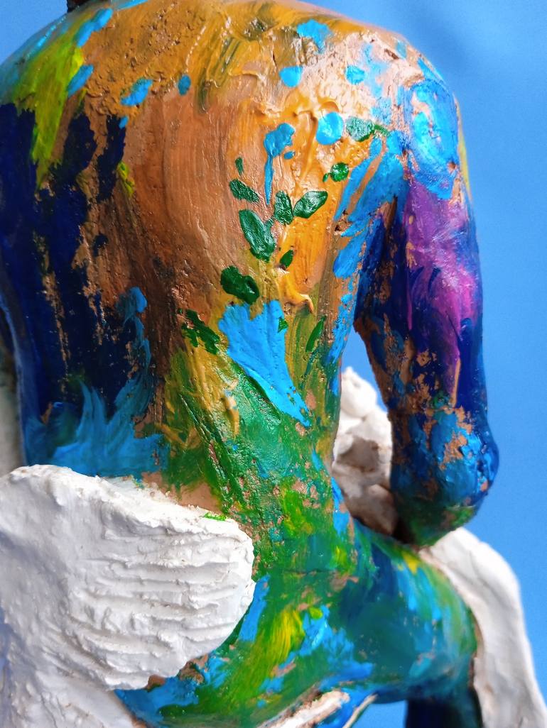 Original Expressionism People Sculpture by Sveta Peuch