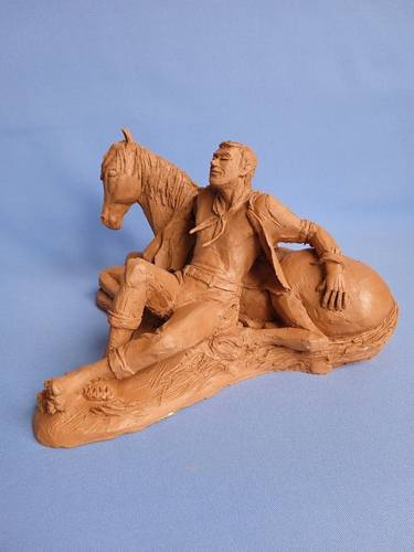 Original Figurative Horse Sculpture by Sveta Peuch